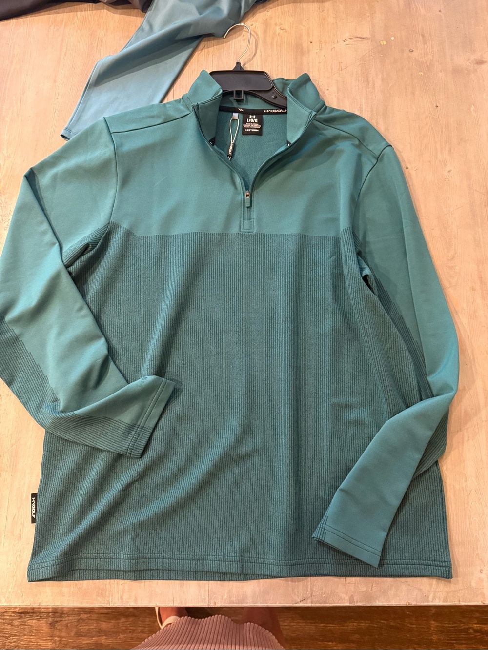 Under Armour Storm Teal Quarter-Zip golf Pullover